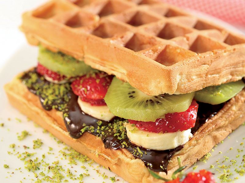 Waffle ve Çikolata Şelalesi